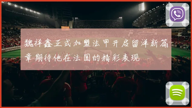 魏祥鑫正式加盟法甲开启留洋新篇章期待他在法国的精彩表现